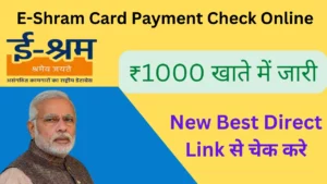 E-Shram Card Payment Check Online